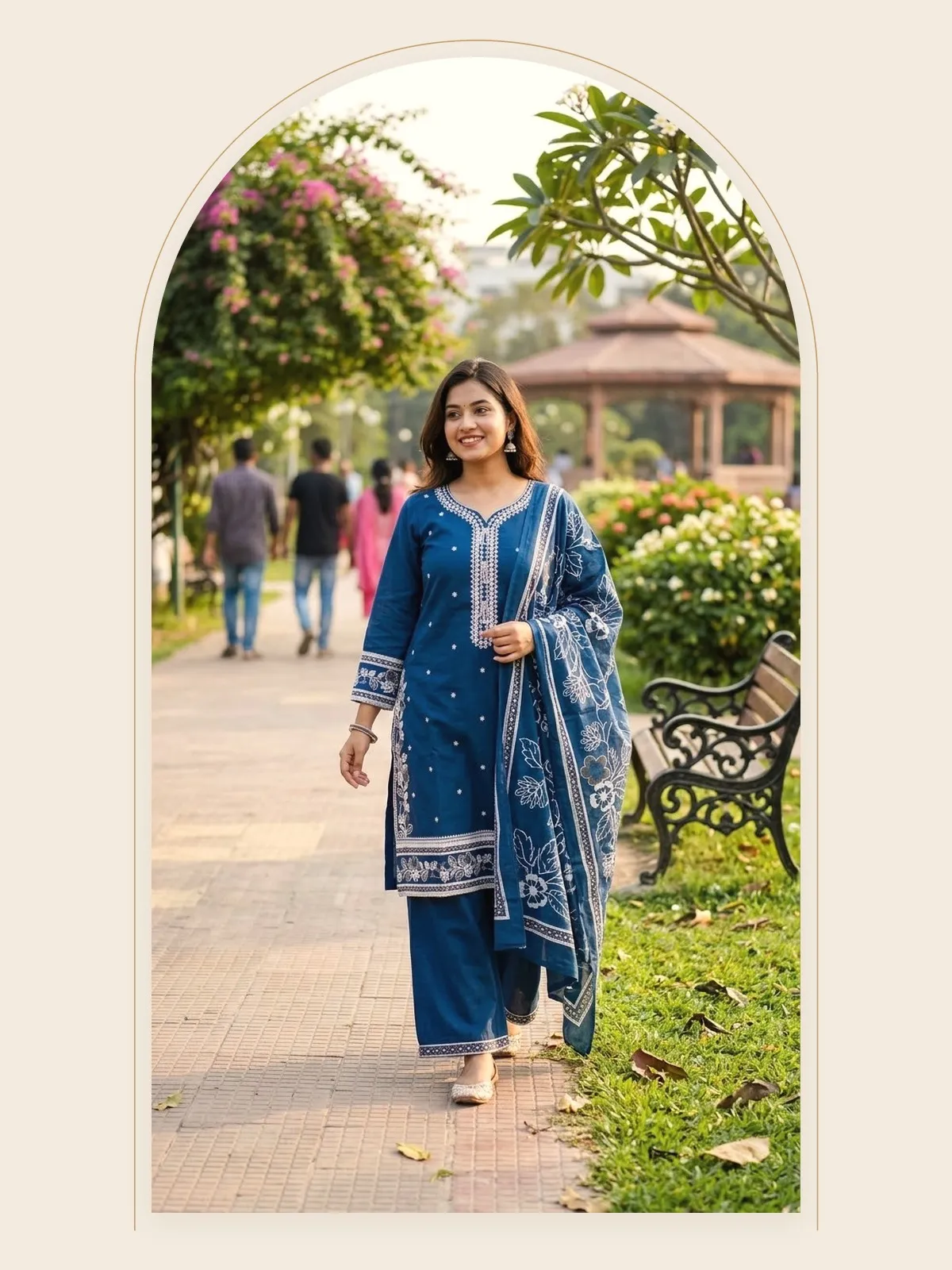 Neelam — Cobalt Blue 3-Piece